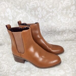 Tommy Hilfiger Brown Ankle Booties